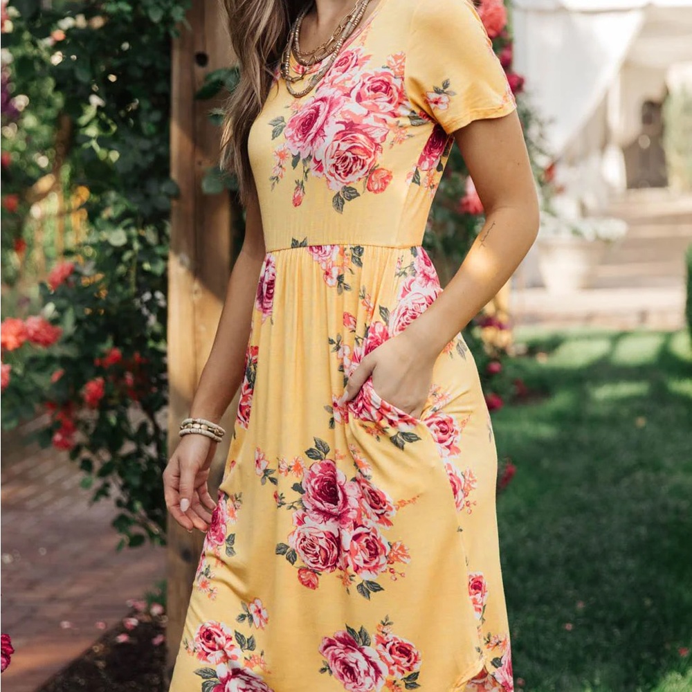 CLAIR DRESS IN YELLOW